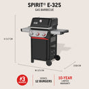 Weber Spirit E-325 3-Burner Gas BBQ with Sear Zone