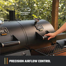 Oklahoma Joe's Canyon Combo Dual Fuel Smoker & Grill - 3-Burner Propane Gas & Charcoal with 1031 sq. in. Cooking Area - 
