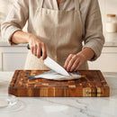 End Grain Teak Wood Butcher Block (M - 16 x 11 x 1.5 in)