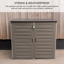 1170L Extra Large Outdoor Garden Storage Box with Padlock