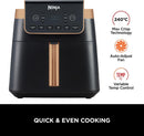Ninja Air Fryer MAX PRO 6.2L – Black & Copper AF180UKCP
