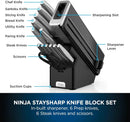 Ninja StaySharp 14-Piece Knife Set, Wood Block & Sharpener K62014EUUK