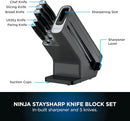 Ninja Foodi StaySharp 5-Piece Knife Block with Sharpener K32005UK