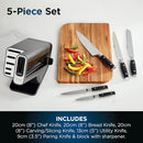 Ninja Foodi StaySharp 5-Piece Knife Block with Sharpener K32005UK