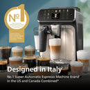 Philips 5500 Series Fully Automatic Espresso Machine with LatteGo Milk System - EP5544/94