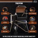 Traeger Pro 22 Wood Pellet Grill & Smoker - 6-in-1 BBQ with 572 Sq In Cooking Area & Digital Pro Controller - TFB57PZBO