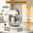 ZACME 8.4QT Commercial Stand Mixer - 800W with 11 Speeds, Tilt Head & NSF/ANSI 8-2023 Certified - ZM-KM76A05